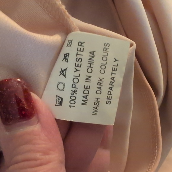 Elegant Blush Pink Sleeveless Manydress - Picture 12 of 13